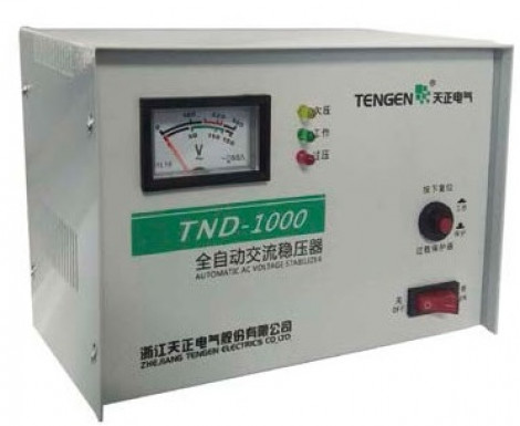 TND-1000VA - Профессиональный однофазный стабилизатор переменного напряжения мощностью 1 кВт